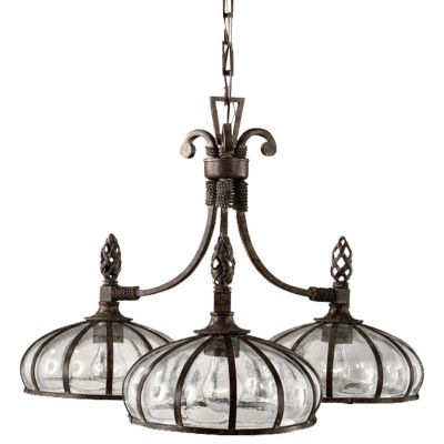 Galeana 3 Light Chandelier by Uttermost - Starlight Lighting USA and Canada